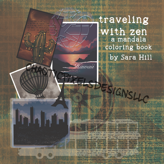 Traveling with Zen: a mandala coloring book