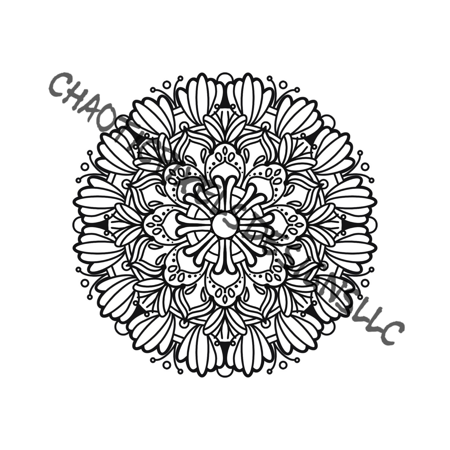 Traveling with Zen: a mandala coloring book